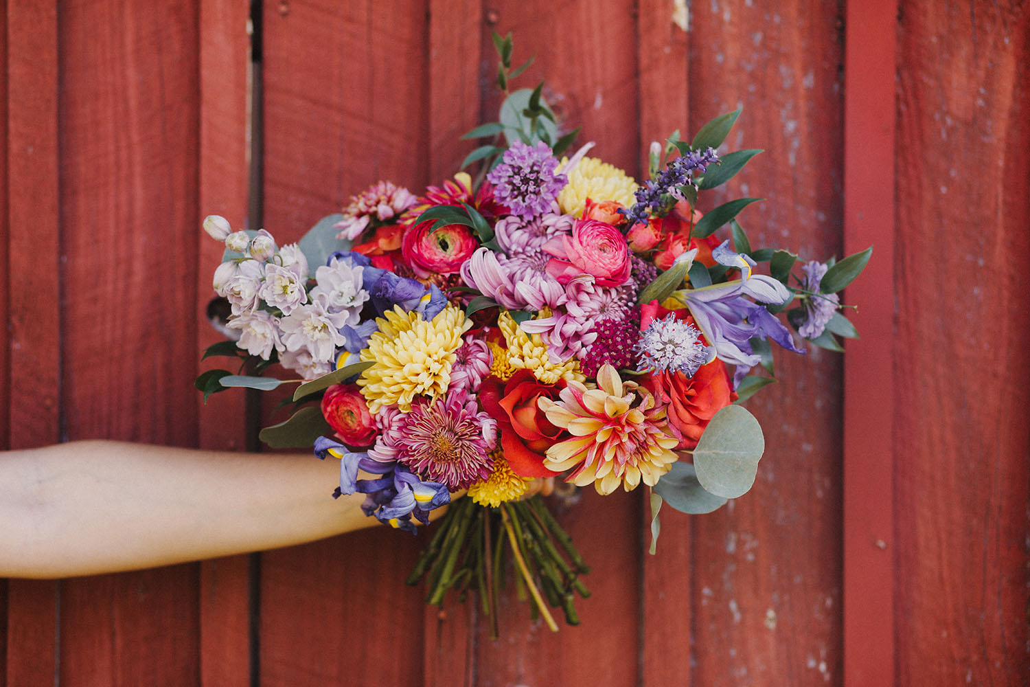 Mixed Seasonal Bridal Bouquet